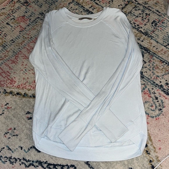 Pale Blue Athleta Crew - Picture 1 of 2